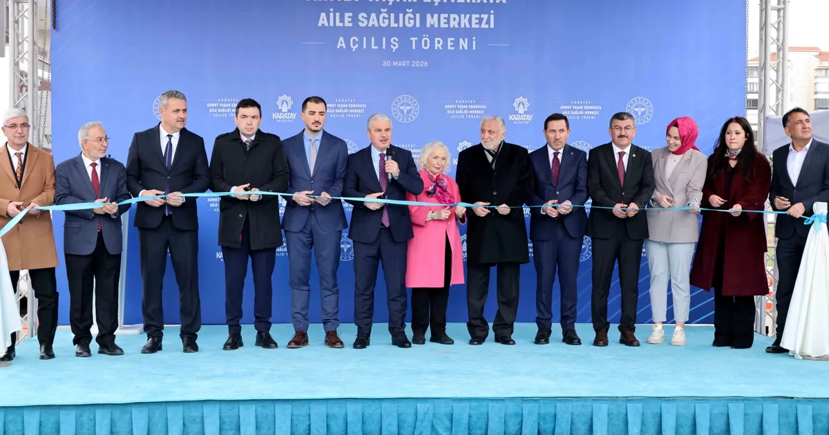Konya Karatay’da Ahmet Yaşar Eşmekaya Aile Sağlığı Merkezi açıldı