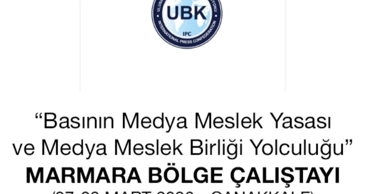 Medya Meslek Yasası İçin Marmara Bölge Çalıştayı Çanakkale’de yapılacak