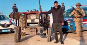 Jandarma Genel Komutanlığı, 2005 yılında Muğla’dan çalınan traktörün Van’da yapılan