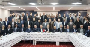 MÜSİAD Bursa Şubesi geleneksel bayramlaşma programında bir araya geldi. Alparslan