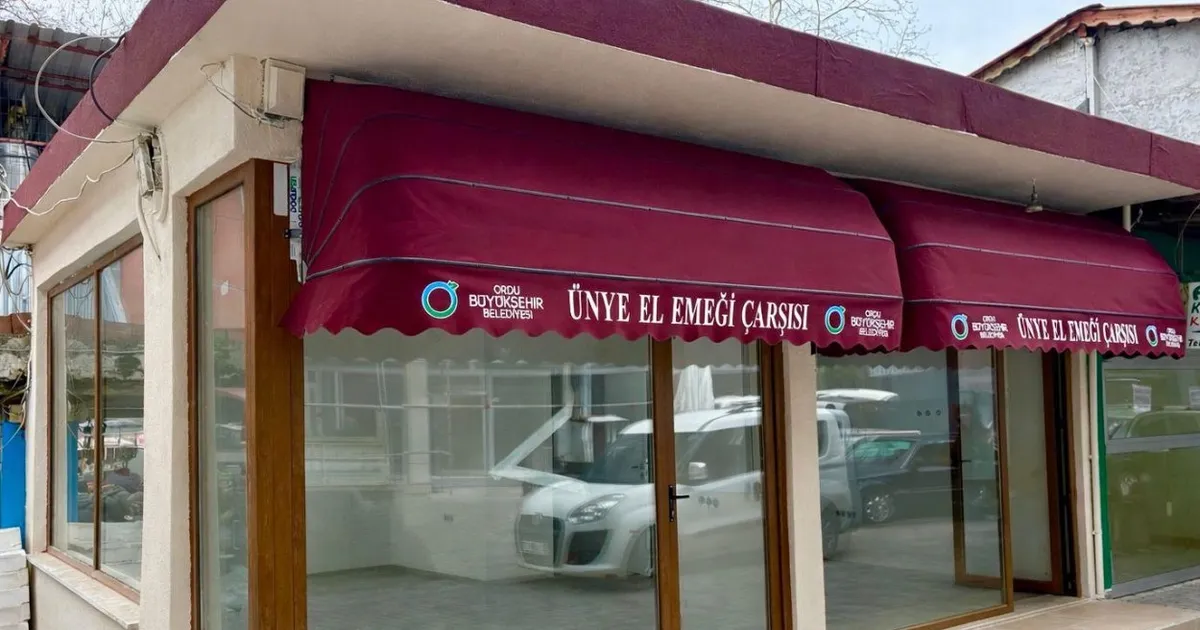 Ordu’da El Emeği Çarşısı modern hale getirildi