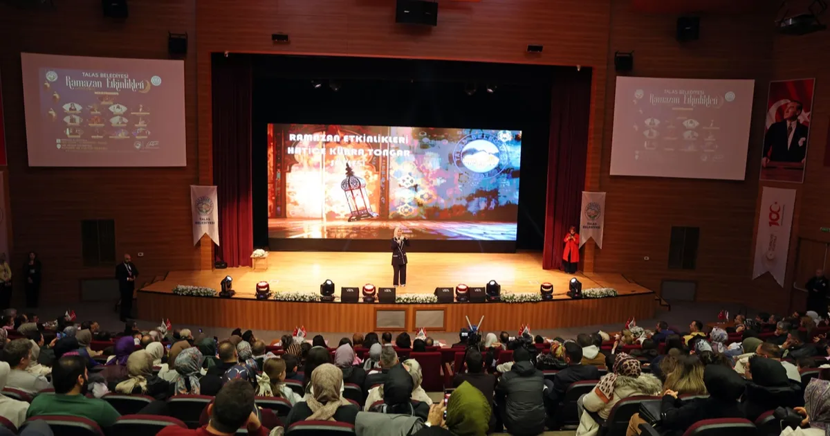 Ramazan etkinliklerine Kayseri Talas damgası