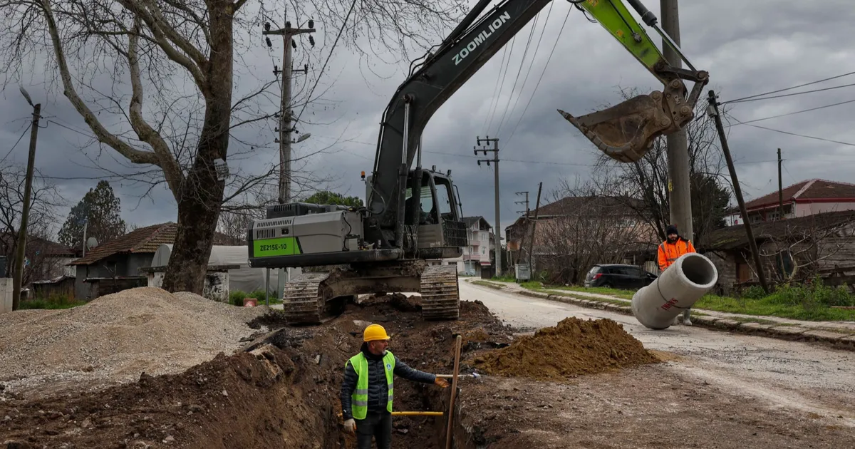 Sakarya Karakamış’a 3 bin 500 metrelik yağmursuyu hattı