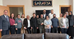 Sakarya Büyükşehir Engelsiz Hobi Atölyelerinde eğitim gören özel gereksinimli öğrenciler