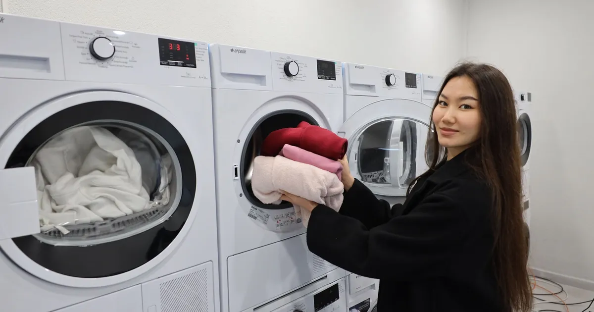 Sakarya’da üniversite öğrencisinin ‘çamaşır yıkama’ derdi bitti