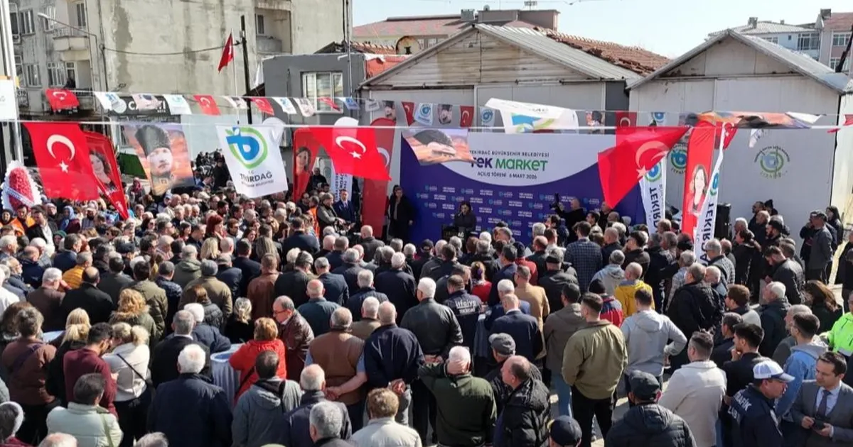 Tek market dayanışma zinciri Şarköy’de büyüyor