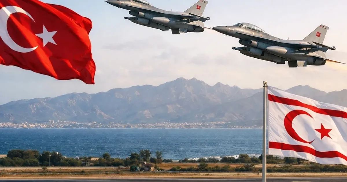 Türkiye’den KKTC’ye askeri takviye! 6 adet F-16 KKTC’ye konuşlandırıldı