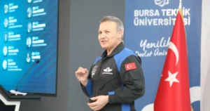 Türkiye’nin insanlı ilk uzay misyonunu gerçekleştiren Alper Gezeravcı, Bursa Teknik