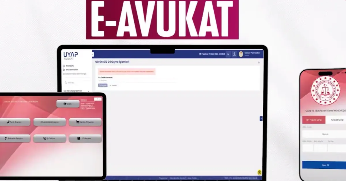 Adalette dijital dönüşüm… “e-Avukat” uygulaması devrede