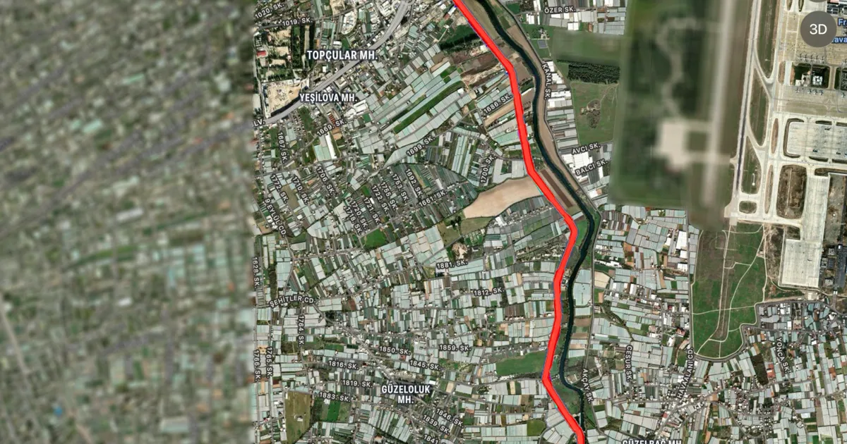 Antalya Muratpaşa’da DSİ kanal yoluna iyileştirme