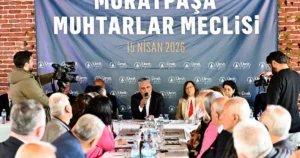 Muratpaşa Belediye Başkanı Ümit Uysal, Engelsiz Kafe’de düzenlenen Muhtarlar Meclisi’nde