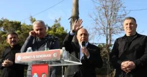 Hak-İş Genel Başkanı Mahmut Arslan, Hizmet-İş 1. Grup Büyük Temsilci