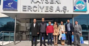 Belçika’nın Ankara Büyükelçisi Hendrik Van De Velde ve beraberindeki heyet,