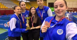 Bursa Büyükşehir Belediyespor Masa Tenisi Takımı sezonu dördüncü sırada tamamladı