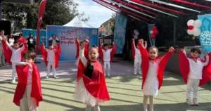 Bursa'da Nilüfer Belediyesi bünyesindeki kreşlerde eğitim gören çocuklar, 23 Nisan