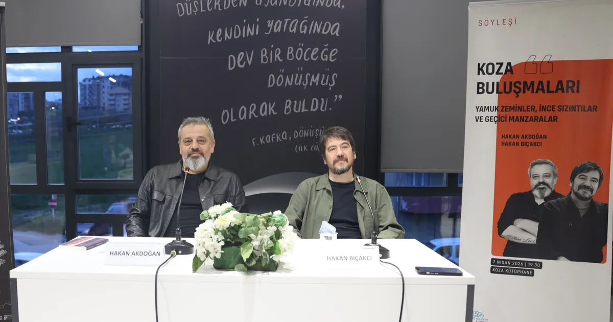 Bursa Nilüfer’de Koza Buluşmaları’nın konuğu Hakan Bıçakçı oldu