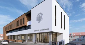 İzmir Büyükşehir Belediyesi, Beydağ ilçesine içinde belediye hizmet binası, düğün