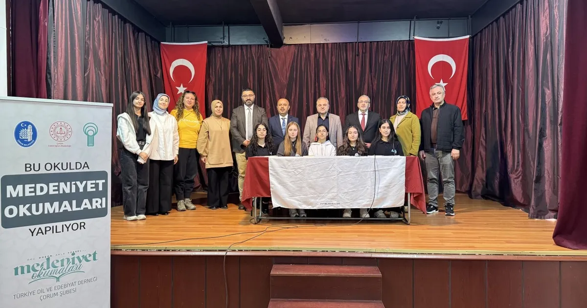 Çorum’da ‘Medeniyet Okumaları’ öğrencilerle buluştu