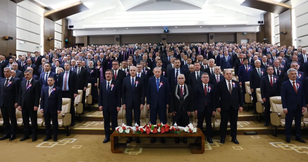 Cumhurbaşkanı Erdoğan Anayasa Mahkemesi’nin 64. yıl törenlerine katıldı