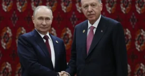 Cumhurbaşkanı Recep Tayyip Erdoğan, Rusya Devlet Başkanı Vladimir Putin ile