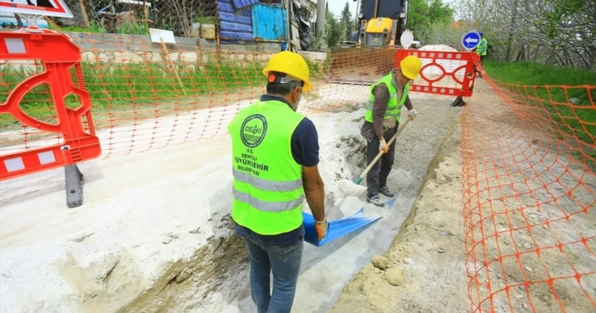 Denizli’de arızalar sona eriyor, su kayıpları engelleniyor