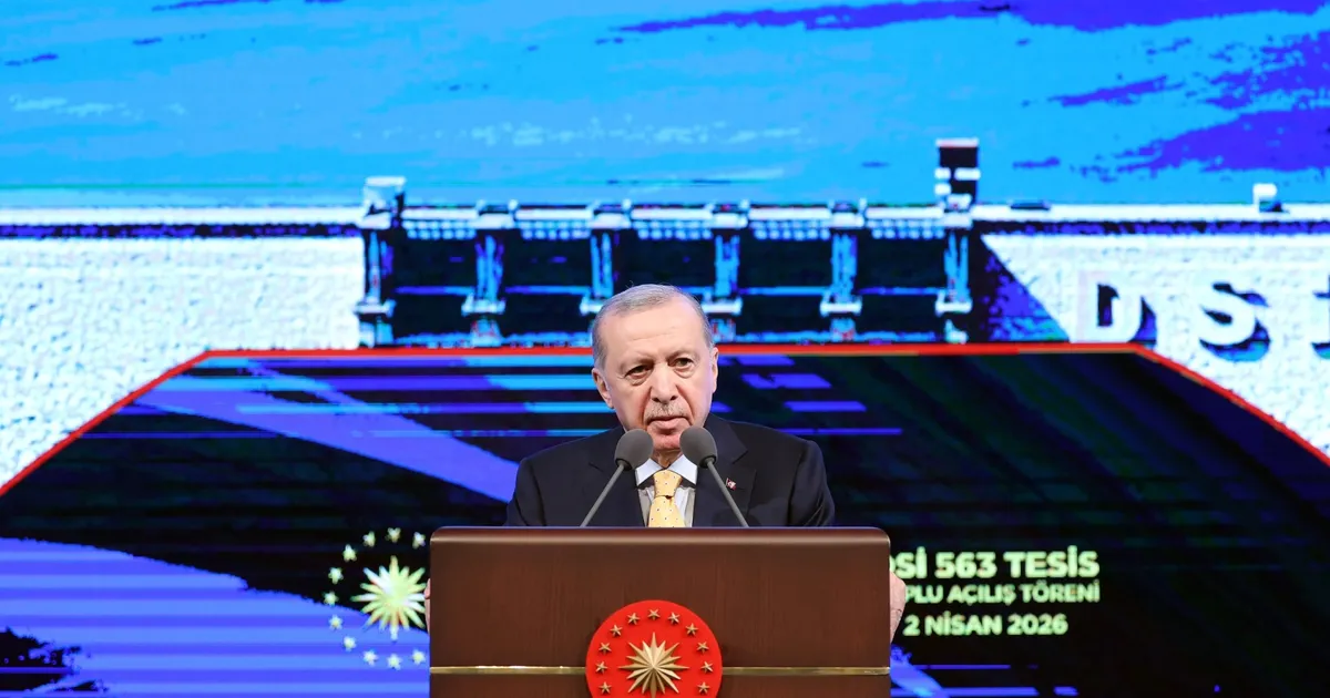 Cumhurbaşkanlığı Külliyesi’nde düzenlenen toplu açılış töreninde konuşan Cumhurbaşkanı Recep Tayyip