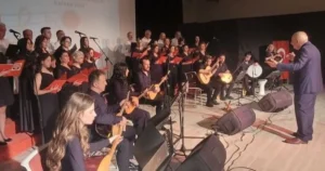 Edirne'de Keşan Türkü Dostları Derneği Türk Halk Müziği Korosu’nun Geleneksel Türk