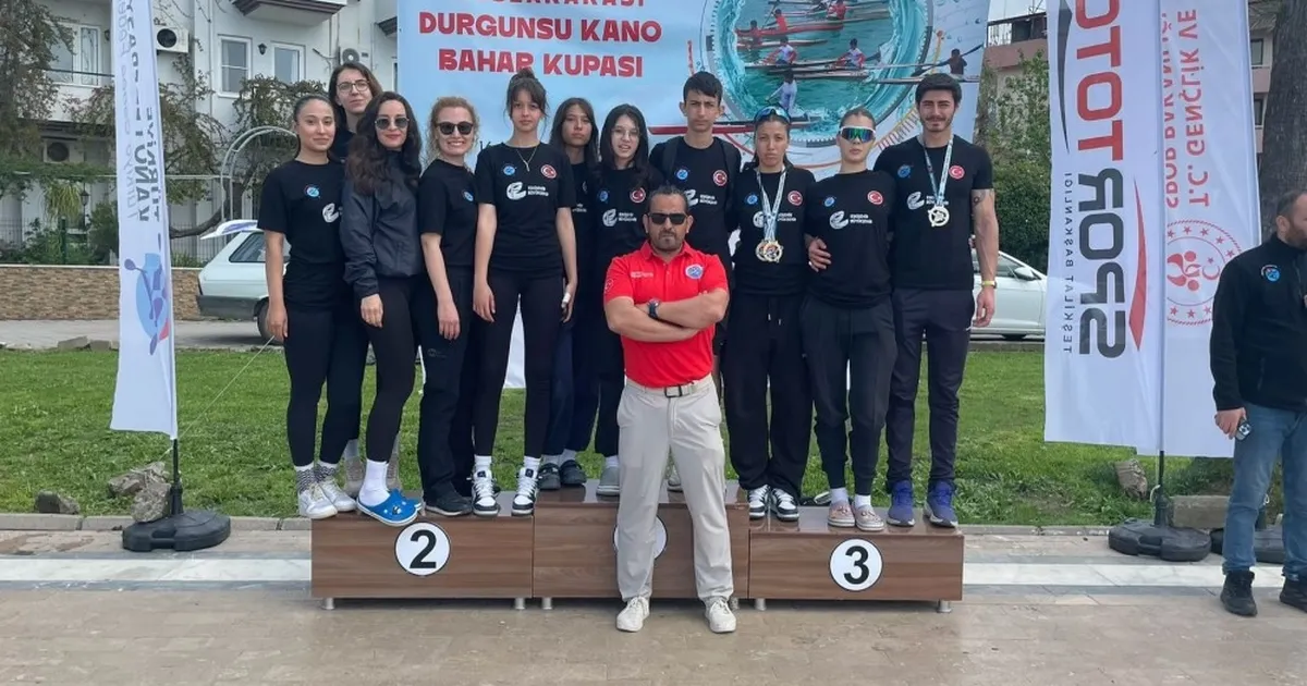 Eskişehirli kanocular Köyceğiz’den gururla döndü