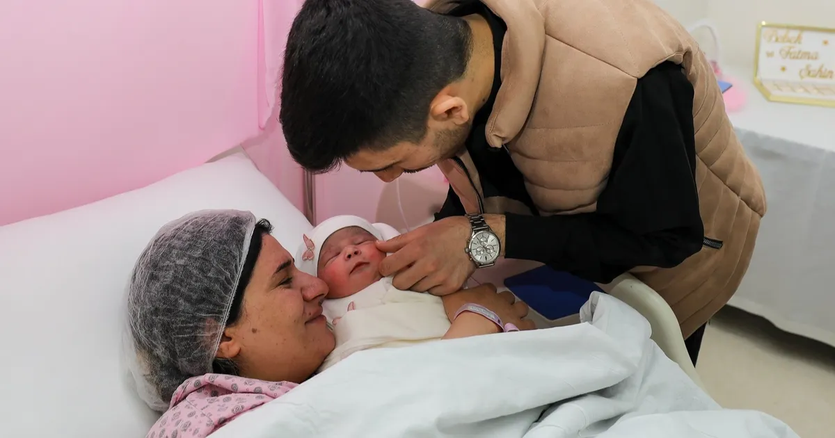 Gaziantep’de tüp bebek desteğinin ilk bebeği dünyaya geldi