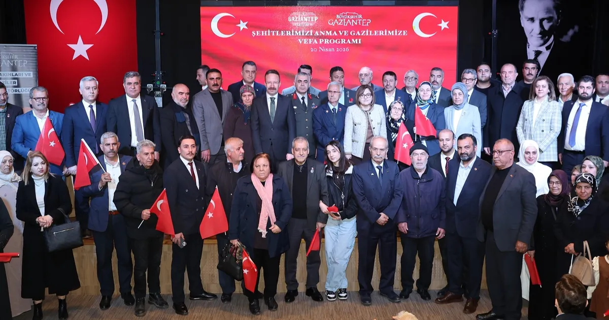 Gaziantep’te Başkan Şahin şehit aileleri ve gazilerle buluştu