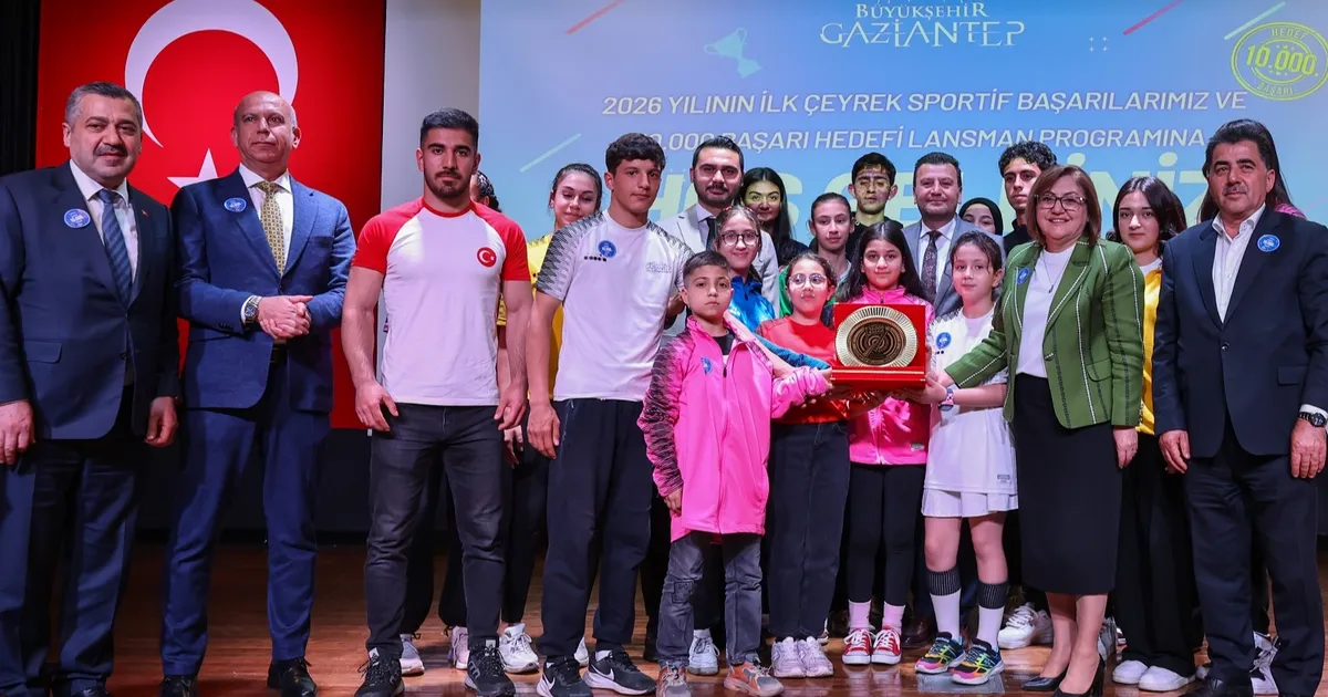 Gaziantep’te sporda hedef 10 bin başarı