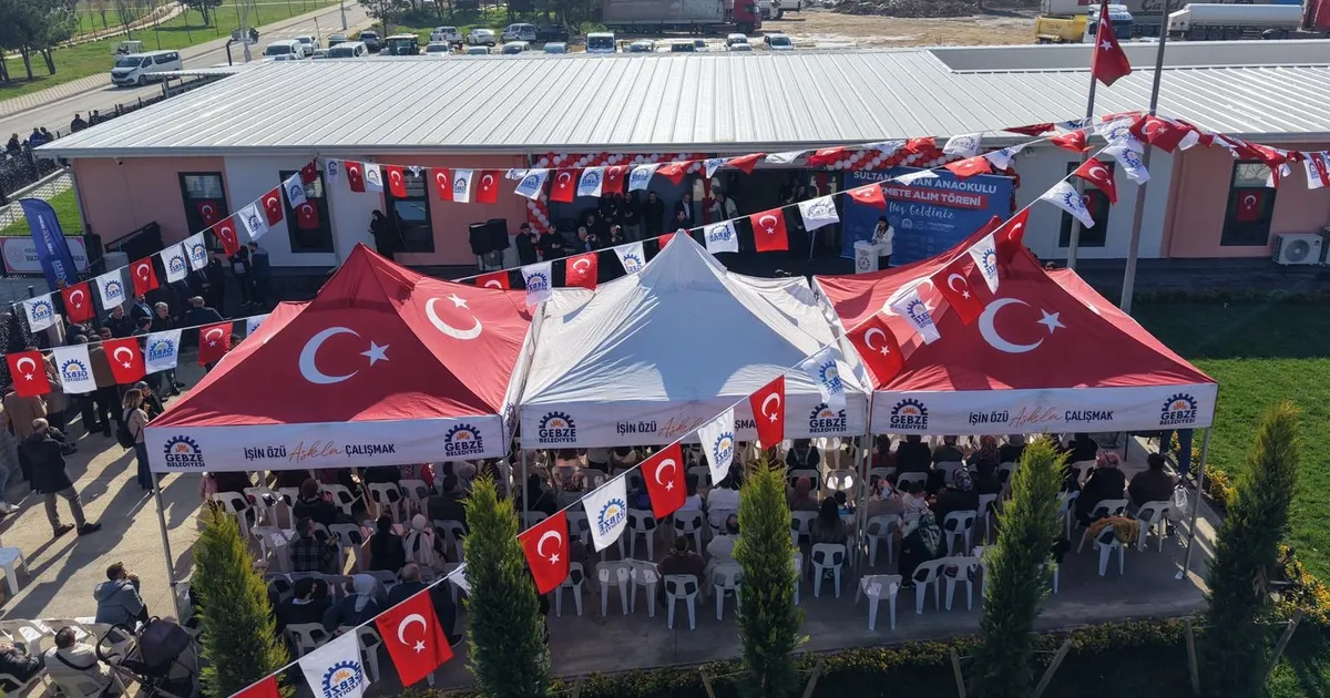 Gebze’de Sultanorhan Anaokulu hizmete açıldı