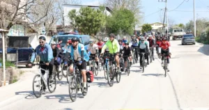 Granfondo Bursa hazırlıkları kapsamında düzenlenen “Parkura Doğru” buluşmasında bir araya