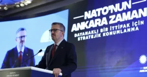 Cumhurbaşkanlığı İletişim Başkanı Burhanettin Duran, NATO’nun Ankara’da düzenlenen konferansında yaptığı