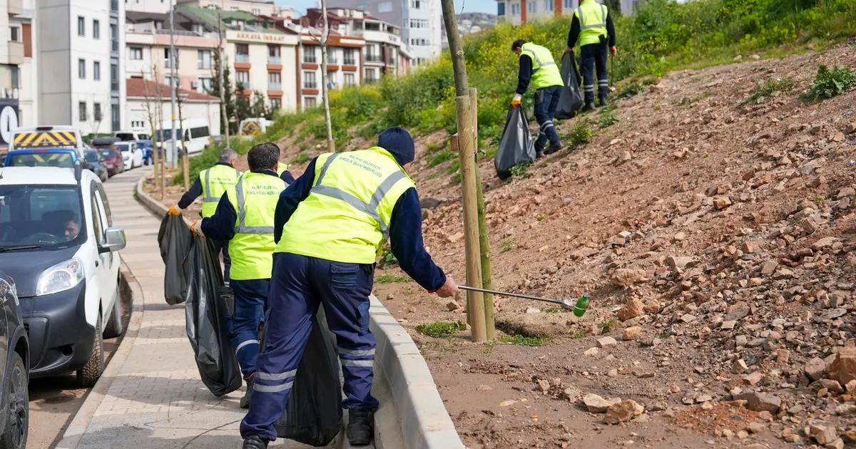 İstanbul Maltepe’de bahar temizliği