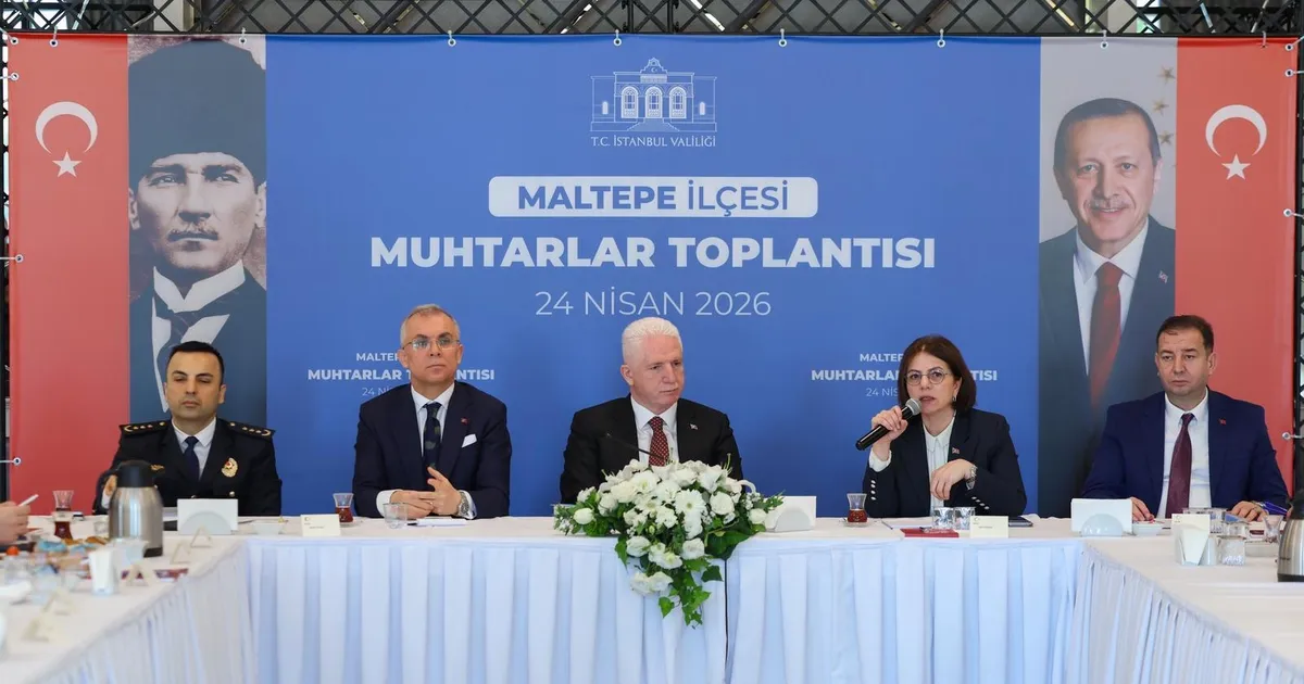 İstanbul Maltepe’de muhtarlarla koordinasyon