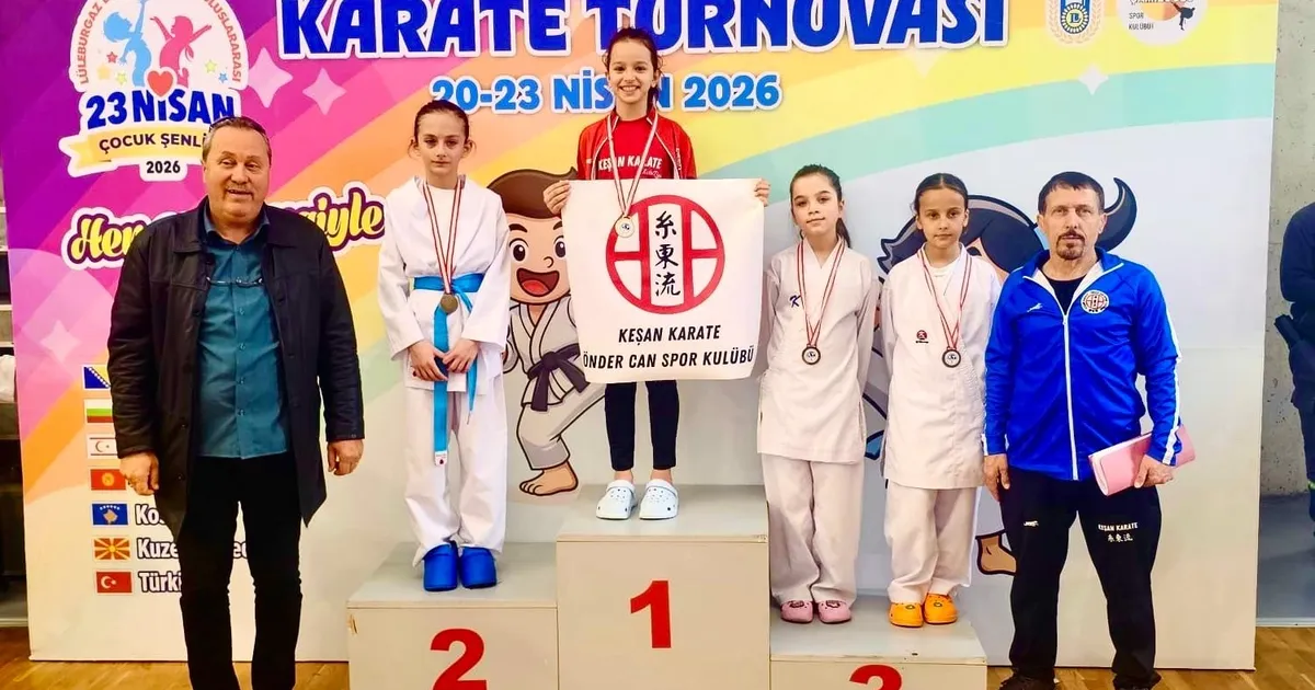 Karatecilerden Keşan’a madalya yağmuru