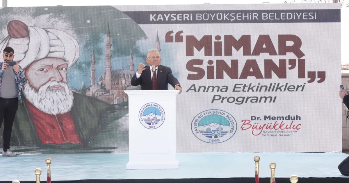 Kayseri Büyükşehir Mimar Sinan’ı unutmadı