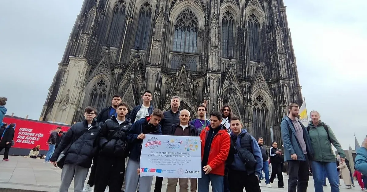 Keşanlı gençler Almanya stajında