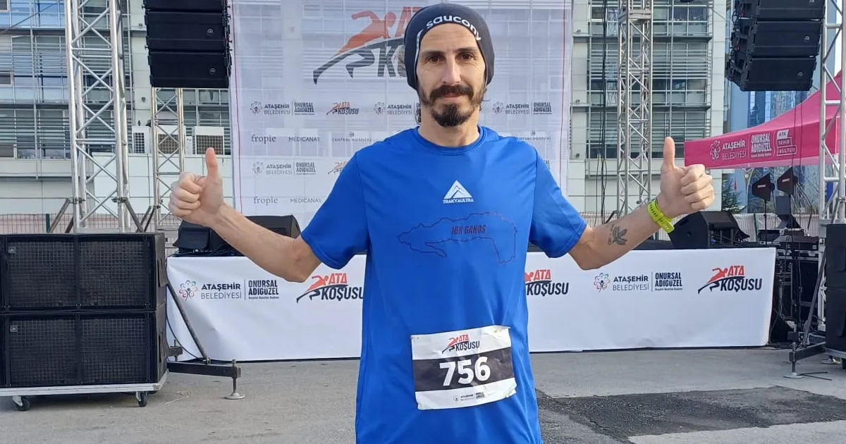 Keşanlı koşucu Ataşehir Ata Koşusu’ndan birincilikle döndü