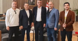Küresel Gazeteciler Konseyi (KGK) Genel Başkanı Mehmet Ali Dim, KKTC'de