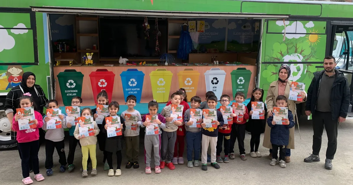 Kocaeli Çayırovalı miniklere ‘sıfır atık’ bilinci