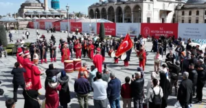 Konya Büyükşehir Belediyesi bünyesinde faaliyet gösteren Bando ve Mehter Takımı,