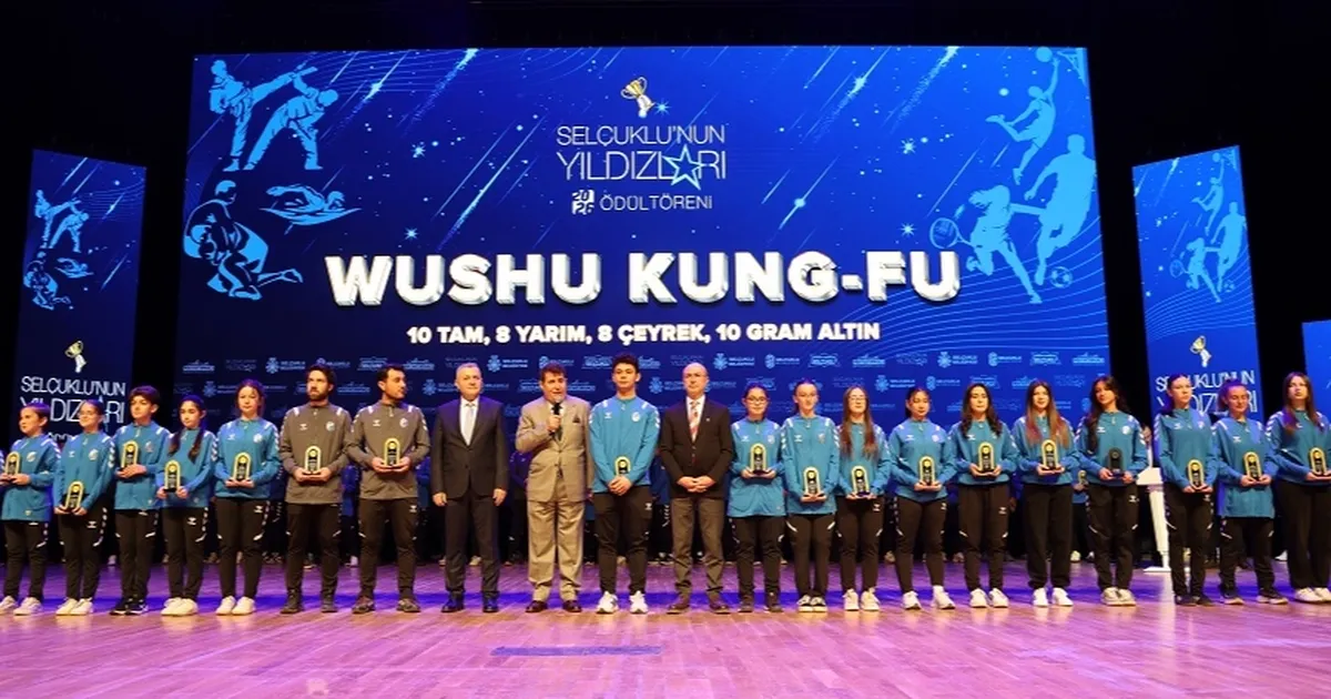 Konya Selçuklu’nun gururlandıran yıldızları ödüllendirildi