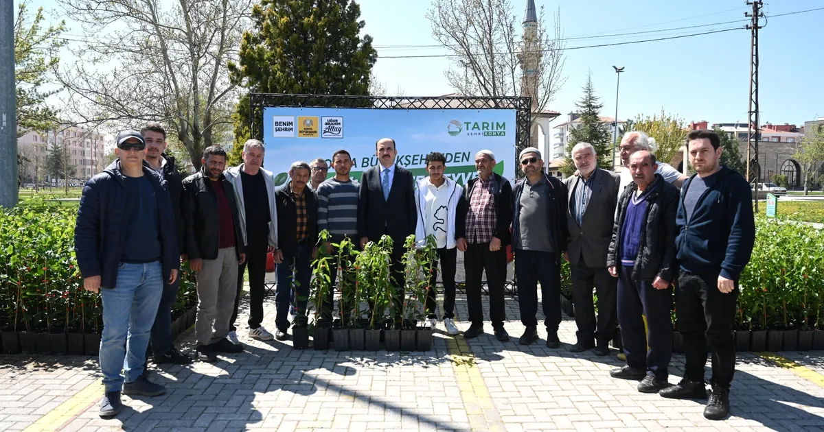 Konya’da çiftçiye yüzde 50 hibe ile meyve fidanı desteği