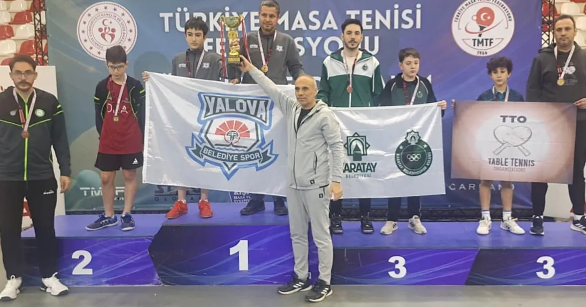 Konya’da masa tenisi ve halterde Karatay rüzgarı