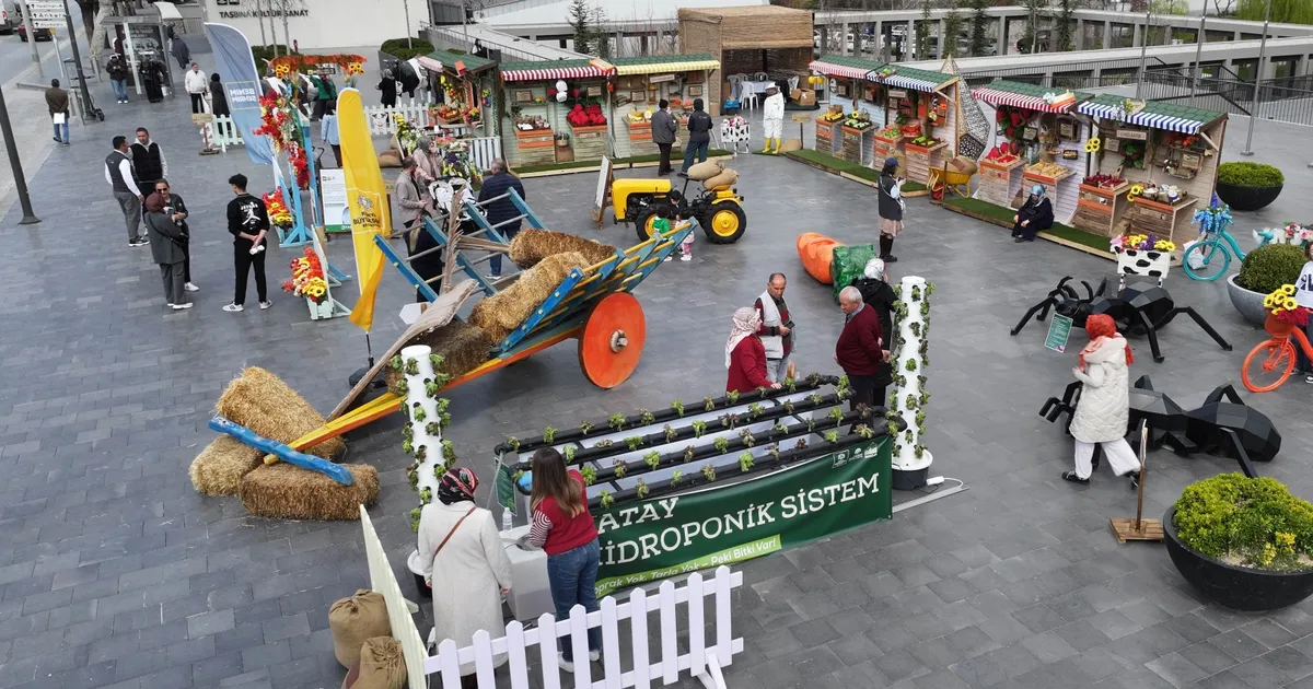Konya’da tarım haftasına özel tasarımlar ilgi görüyor