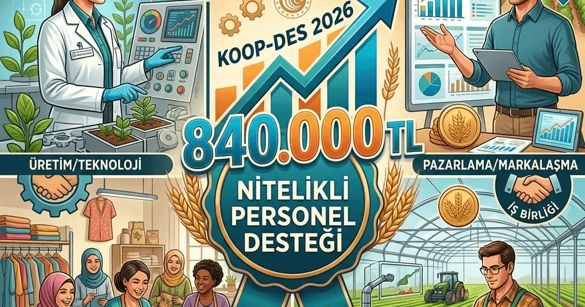 KOOP-DES’de nitelikli personel desteği yükseldi