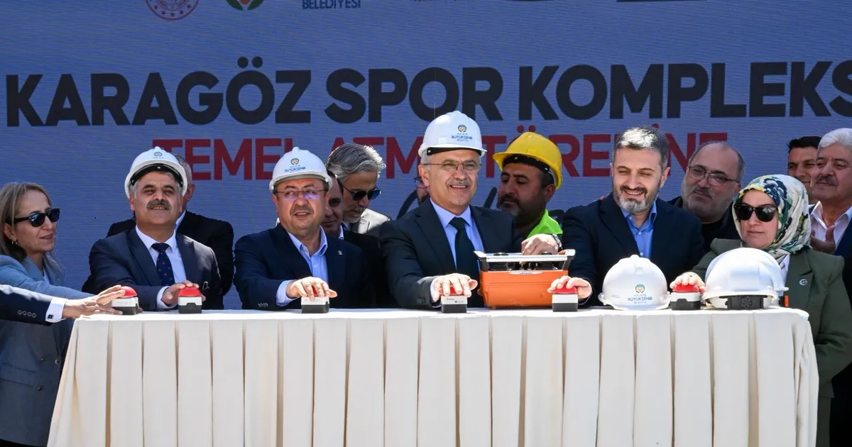 Malatya’da TOKİ Karagöz Spor Kompleksi’ne temel atıldı