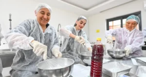 Mersin Büyükşehir Belediyesi ‘Hamzabeyli Köyümüz Atölye Yerleşkesi’nde, coğrafi işaret tescilli Mersin